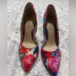 Guess floral heels